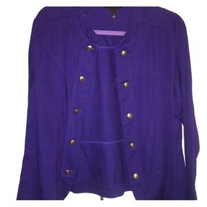 Military style blazer